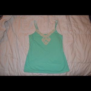 American Eagle Seafoam crocheted decoration Cami